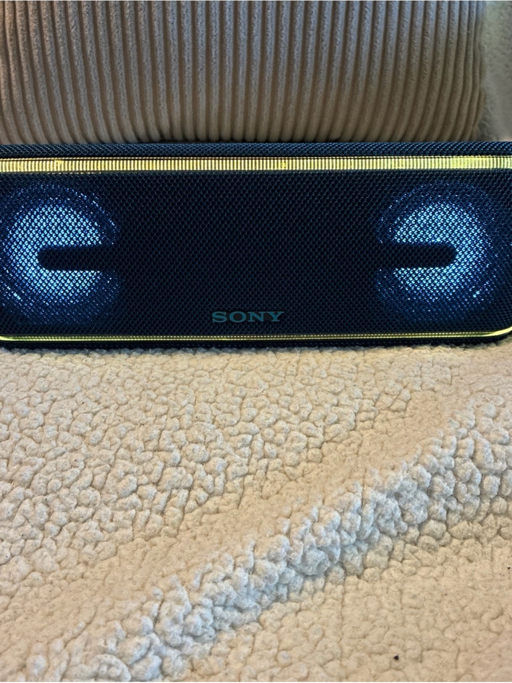 Sony SRS-XB41 Party Light Portable Bluetooth Speaker  excellent sound Blue